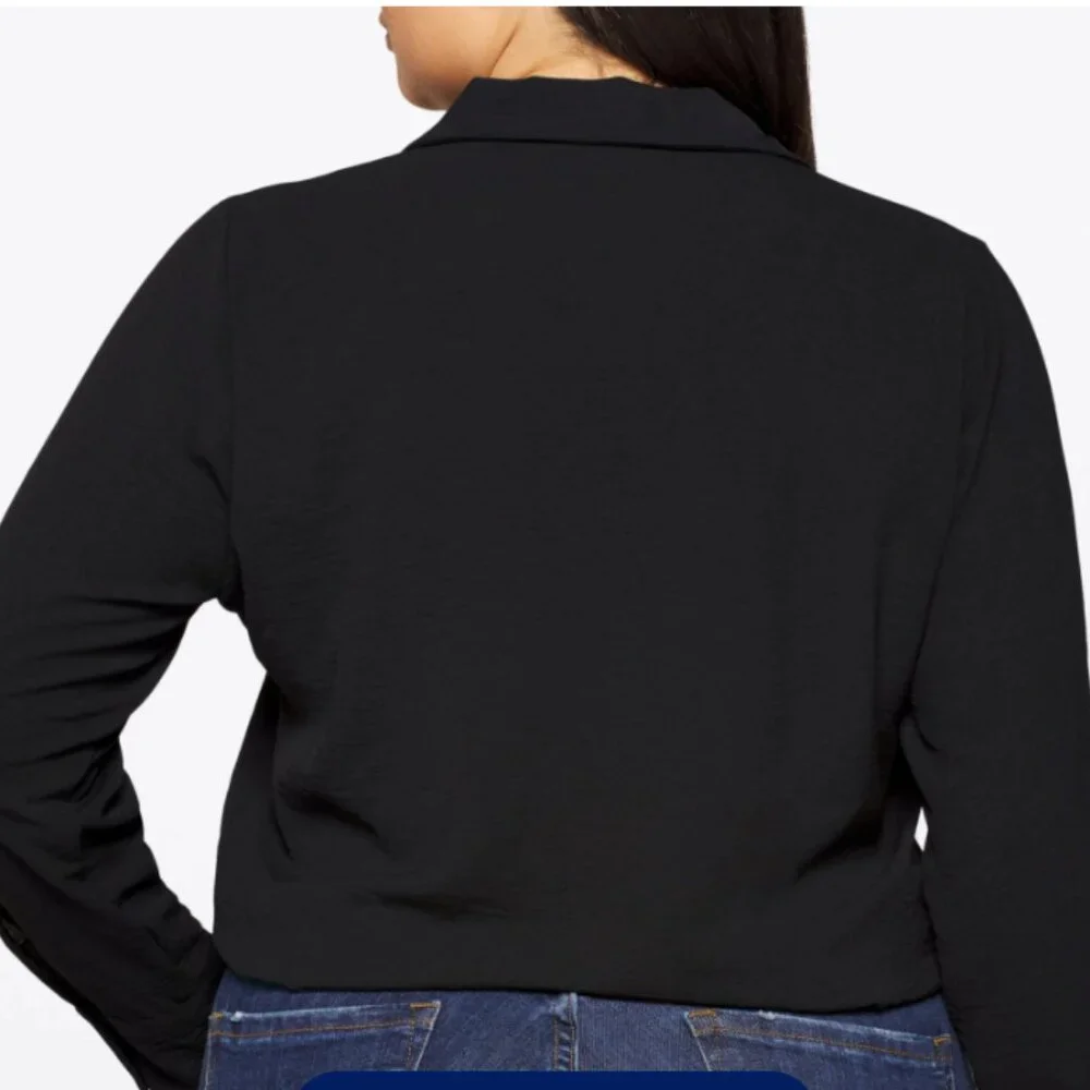 Collared Surplice blouse - Picture 3 of 5